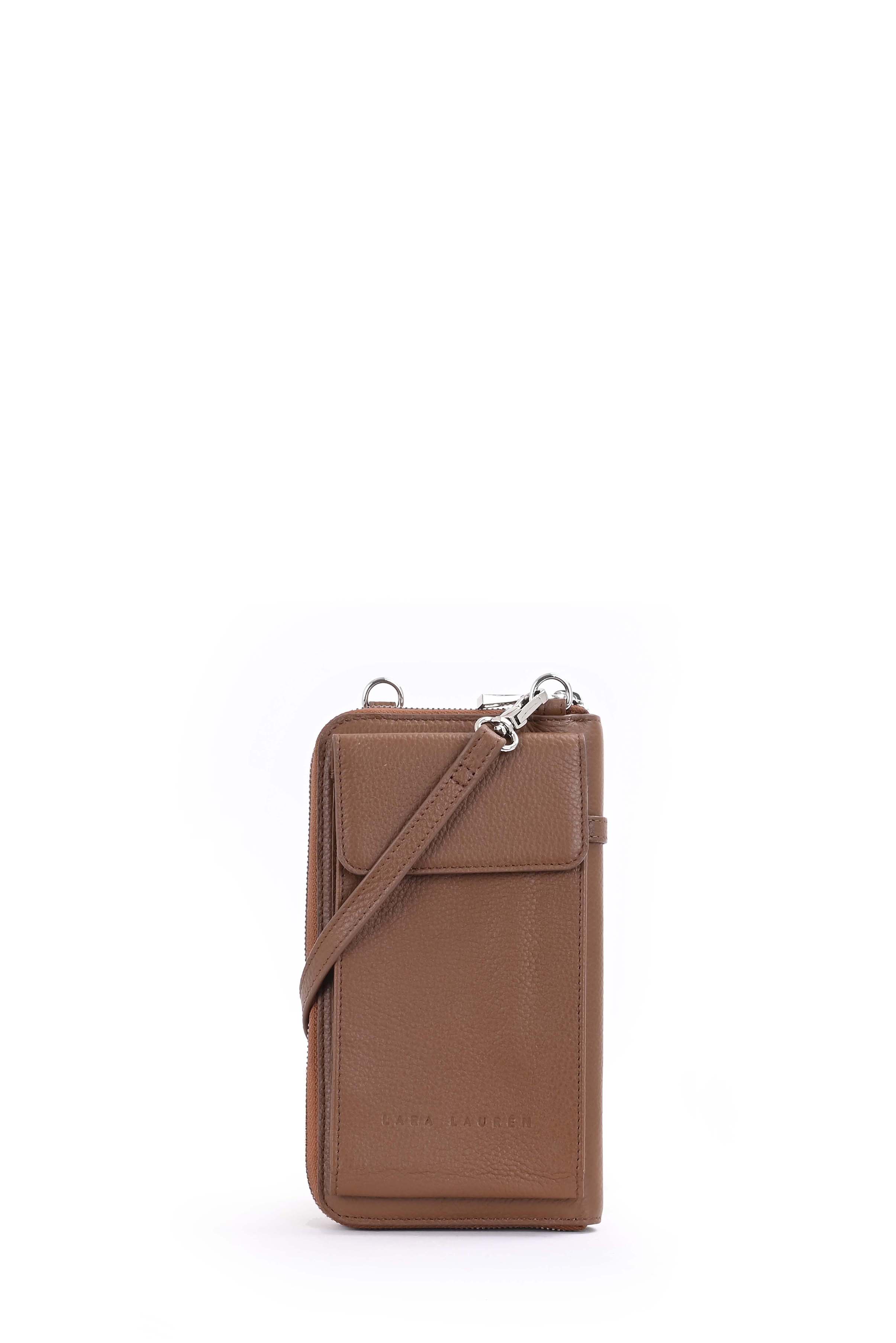 City Wallet A Mobilebag, cognac